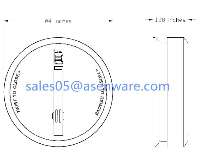 EN 14604 Independent Photoelectric Smoke Detector