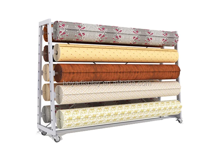 Wholesale Fashionable Metal Carpet Display Shelf,Fabric Roll Racks Buy Fashionable Fabric Roll