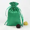Hot sales custom satin hair extension bags with printed logo