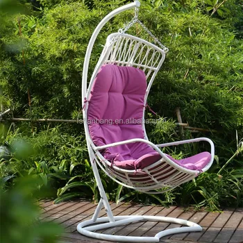 Balcony Woven Big Thick Rattan Swing Chair View Swing Flying
