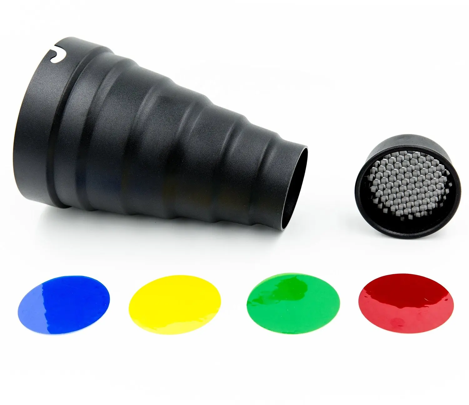 Ardinbir Studio Heavy Duty Metal Snoot with Honeycomb Grid for Elinchrom Calumet Genesis /& some interfit EXD, EX Strobe Monolight Light
