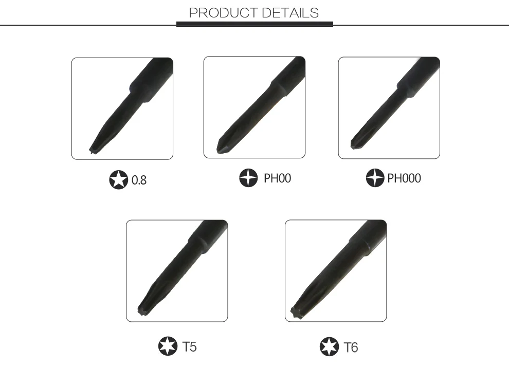 High Quality Factory Direct Precision Mini T5/T10/Torx Screwdriver Set iPhone Computer Cell Phone Repair Tool Kit.jpg