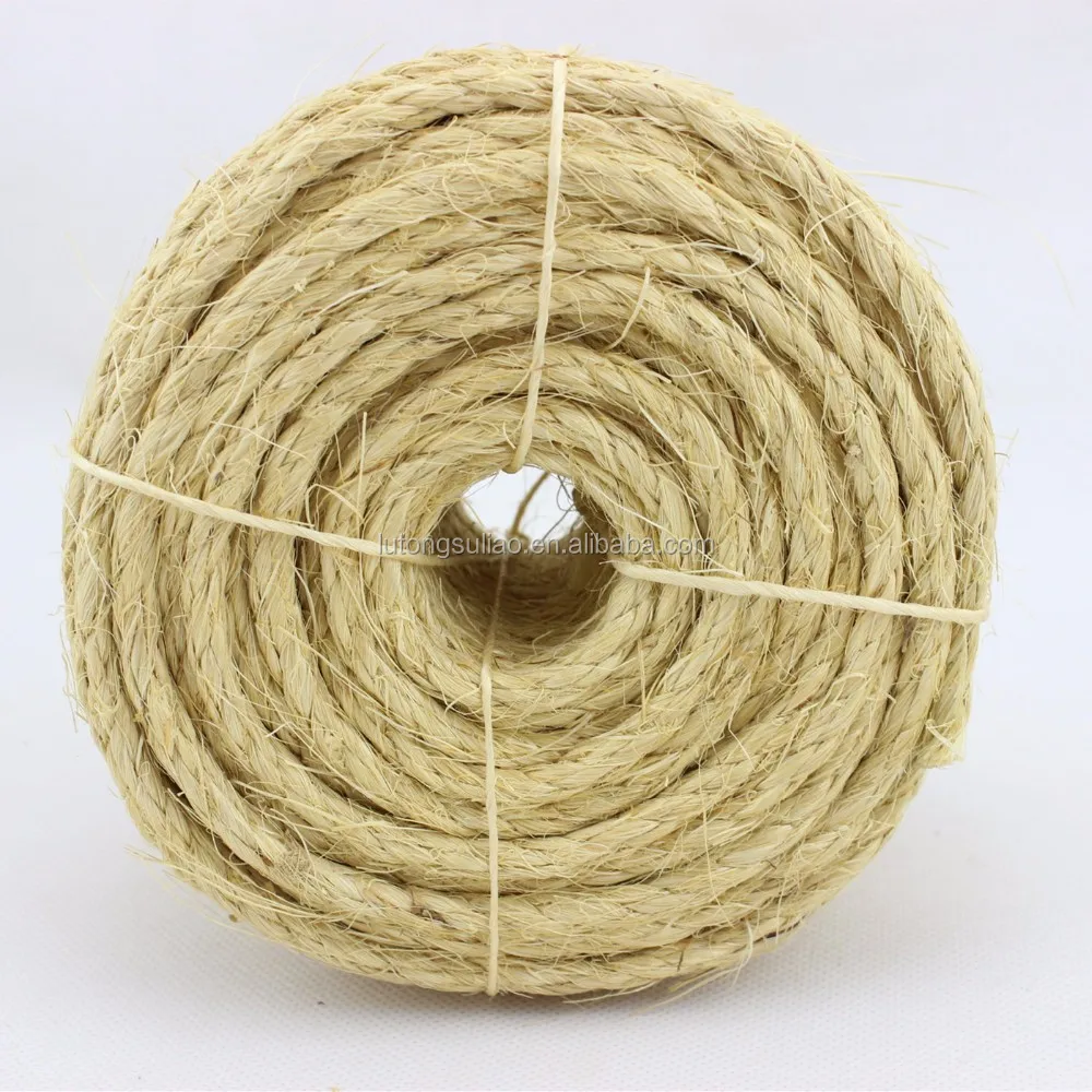 3 Strands Twisted 8mm Natural Sisal Rope For Garden Buy Sisal Rope