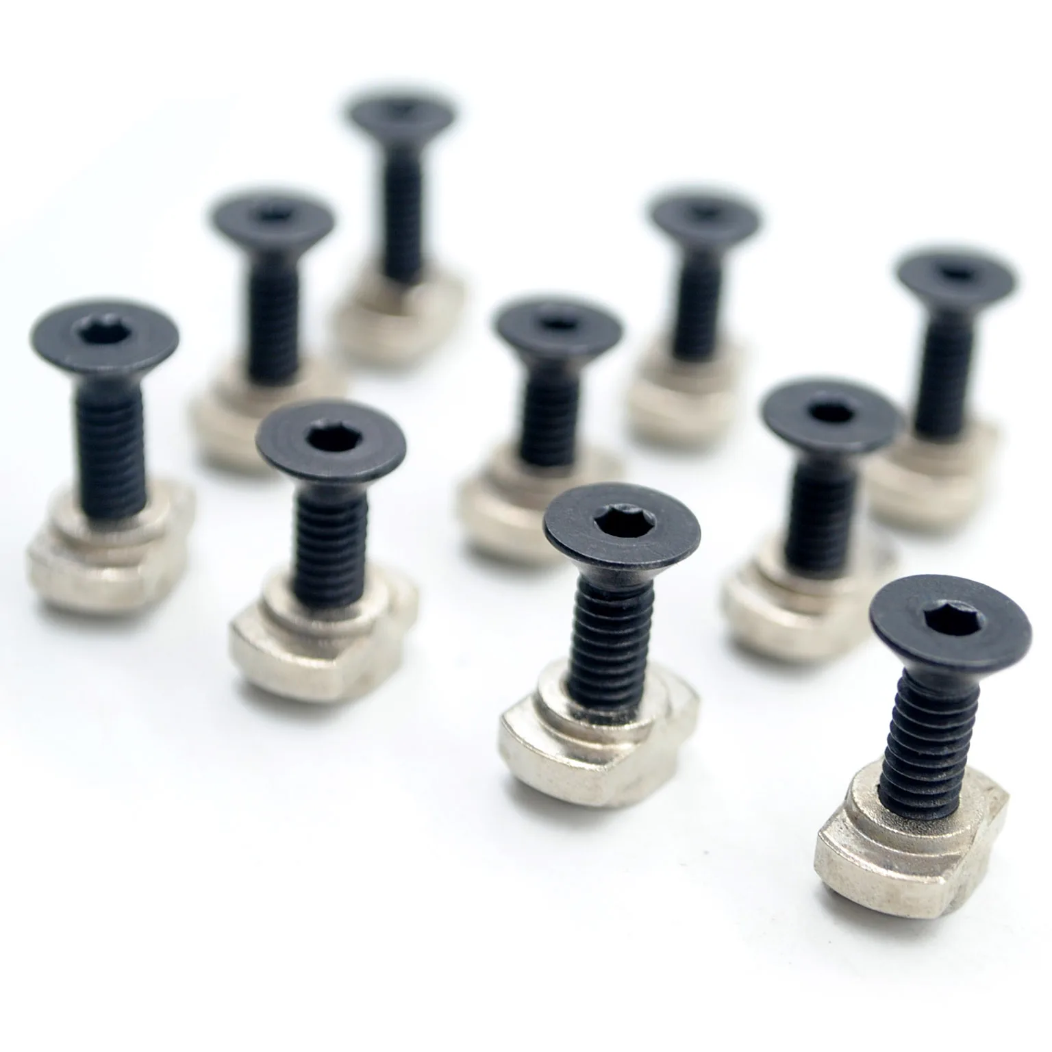 10 Setspack Mlok Screws And Tnuts Kit Fits Picatinny Mlok Rail Gun