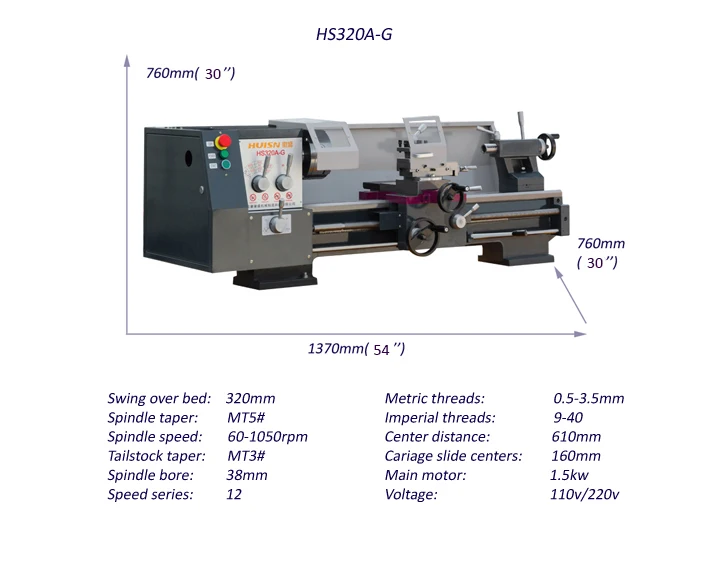 metal upgrade manual lathe mini bench lathe WM210V-S