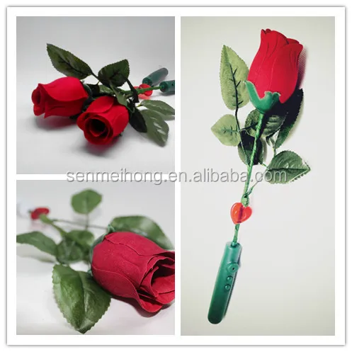 plastic red roses