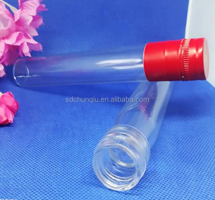 Dealer Clear Tube Wine Glass Bottle 50ml 100ml Small Test Wine Bottle
