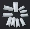 500pcs Lady French Acrylic Style Artificial False Decorative Nails Half Tips