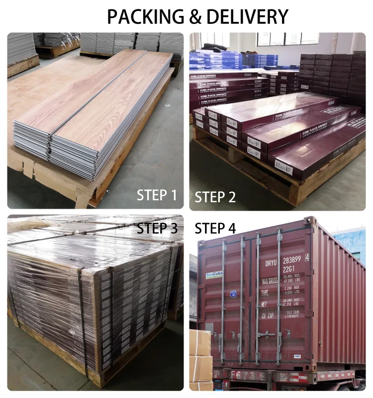 4mm High Quality Interlocking SPC Laminate Flooring