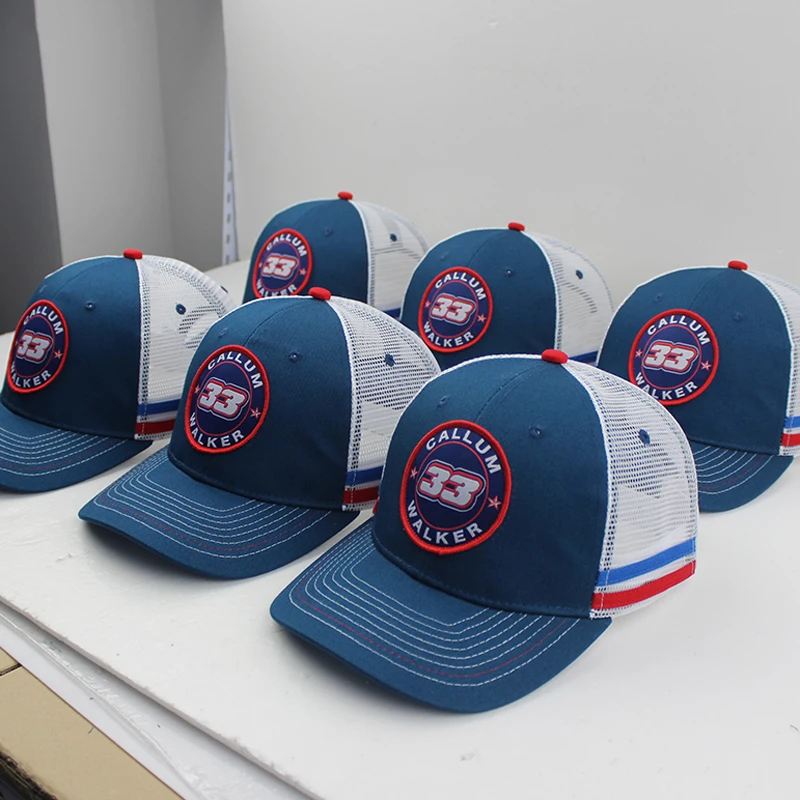 Custom Logo Embroidery Trucker Hat,Wholesale Woven Patch Mesh Baseball ...
