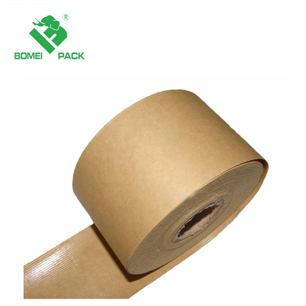 free-water or water activated adhesive kraft paper tape