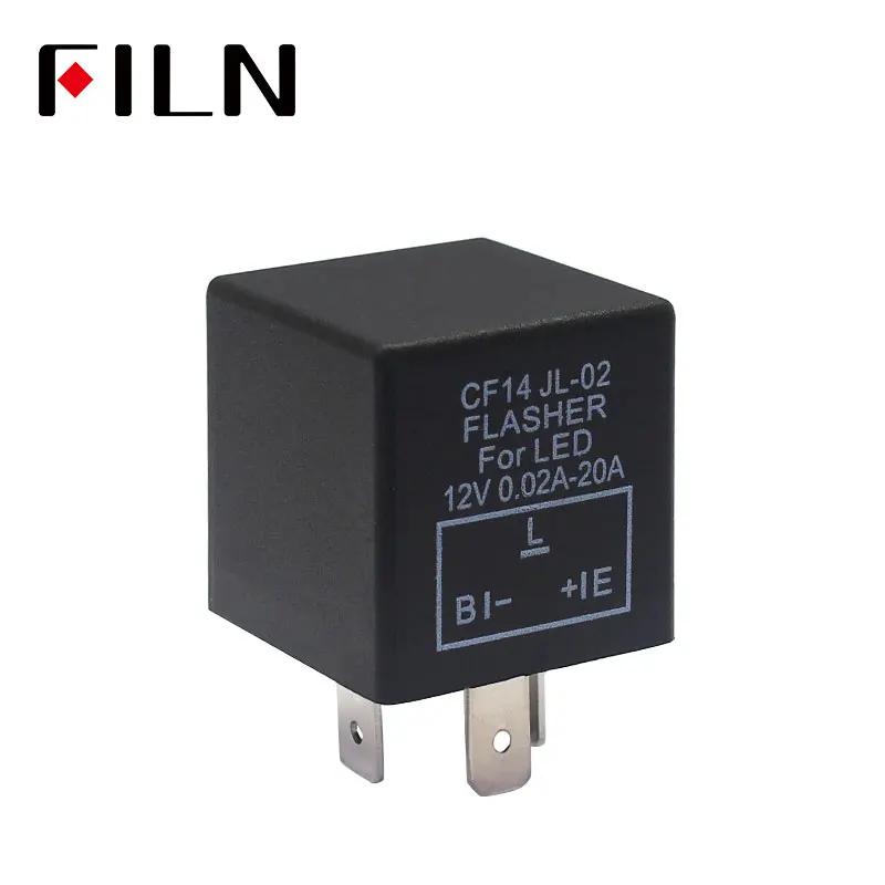 Adjustable CF14 JL-02 EP35 3-Pin LED Flasher Relay Fix Turn Signal Hyper Flash