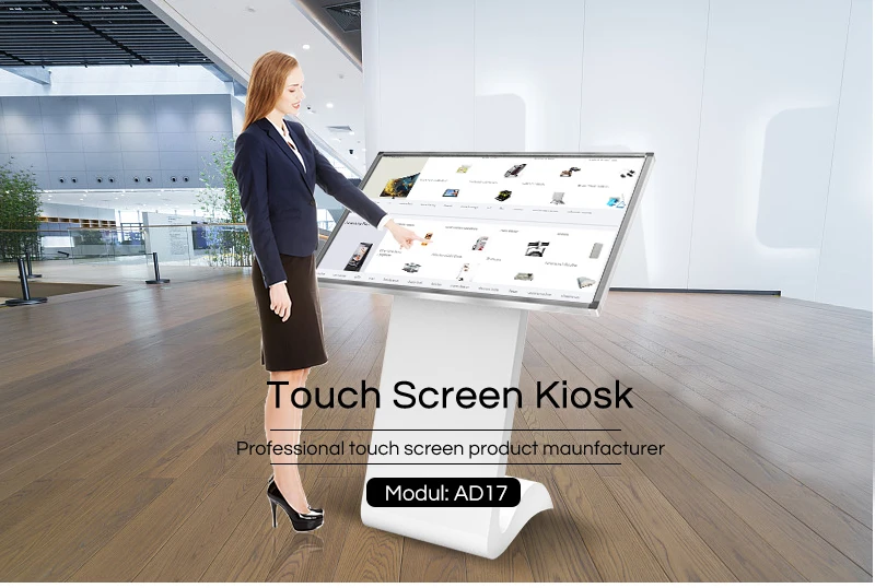 touch screen lcd advertising kiosk