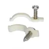 Strip Light Mounting Bracket,One Side Fixing,Screws included (Ideal for Waterproof Strip Width 10mm(3/8"))
