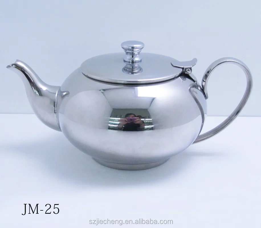 Free Sample Wholesale Large Double Walled Stainless Steel Teapot Buy
