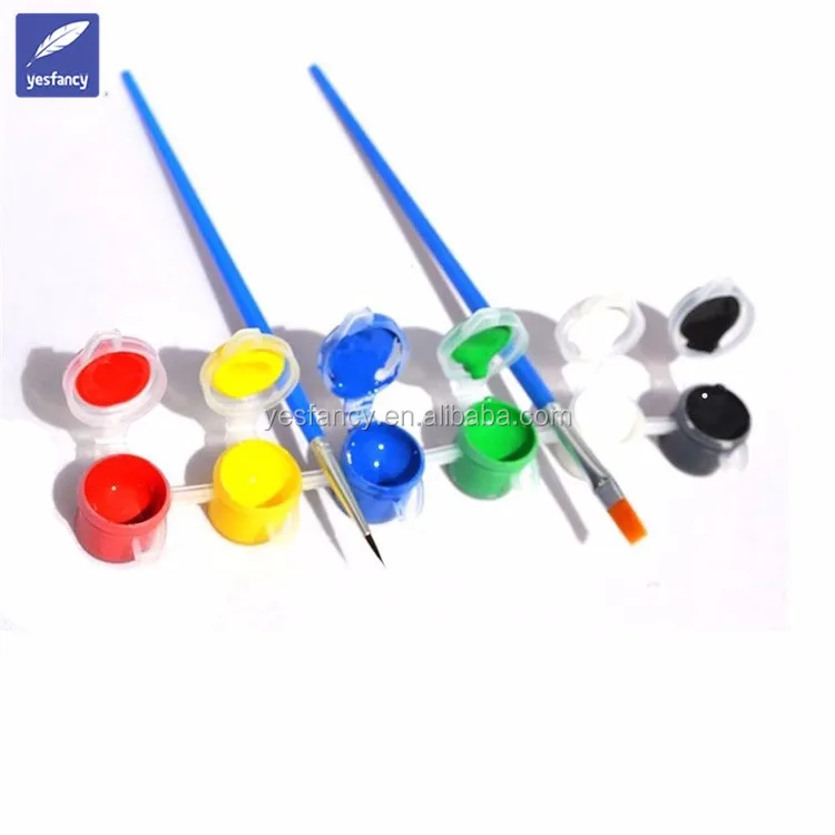 Custom Printed Wholesale Paint Pot Strips Paint Pots 5ml Acrylic Color 