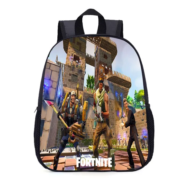Cute Fortnite Cartoon Kids Sublimation Blank School Bags Sets For Gril ...