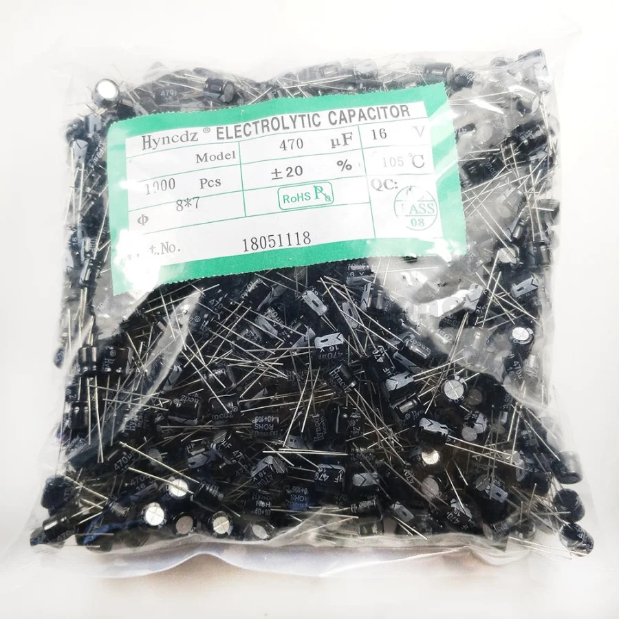 470uf 16v Capacitor 470uf Electrolytic Capacitor Aluminum Electrolytic