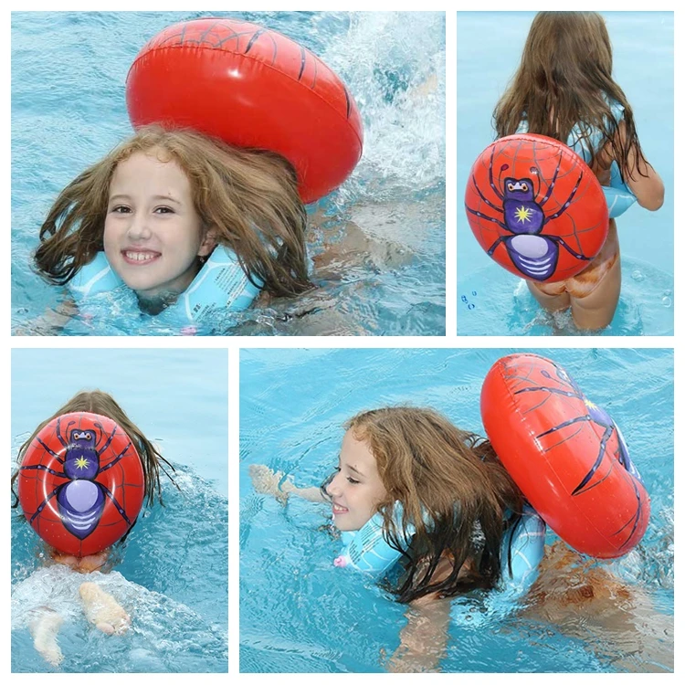 2018 Summer Latest Design Inflatable Spider Pvc Kids Swimming Suit/swim