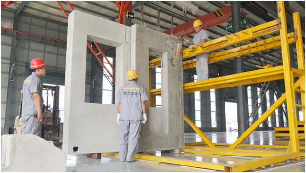 预制混凝土构件厂/优质预制混凝土墙板生产线托盘循环系统