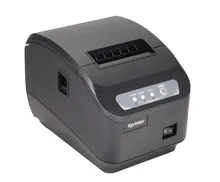 High quality 200mm/s thermal printer 80mm POS printer Kitchen printer XP-Q200II Auto Cutter printer with USB+Serial / Lan Port