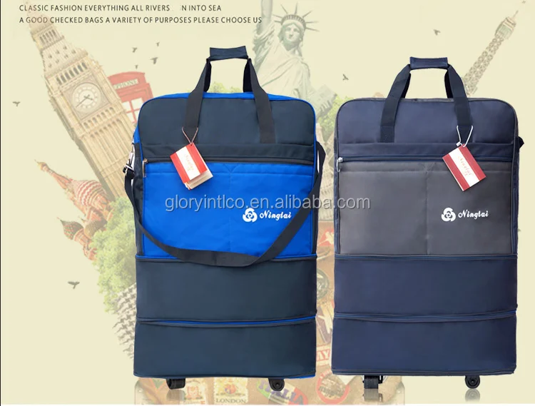 Expandable Wheeled Bags Rolling Duffel Spinner Luggage Travel Bag On Wheels Buy Travel Luggage