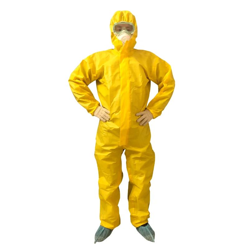 Yellow Hazardous Chemical Resistant Suit Buy Chemical Resistant Suit