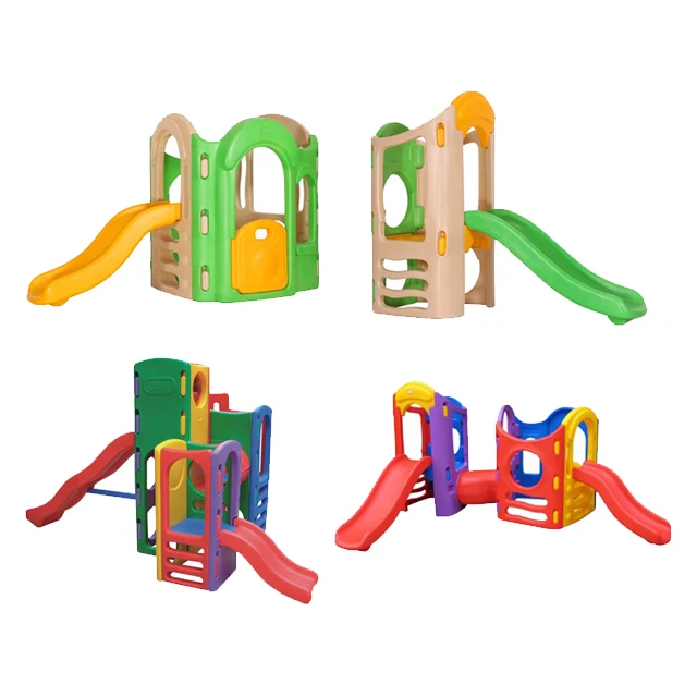 Indoor And Outdoor Kids Plastic Playhouse Magic Tree Slide Game