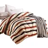 Wholesale stripe design comfortable new home King size patterned comforter