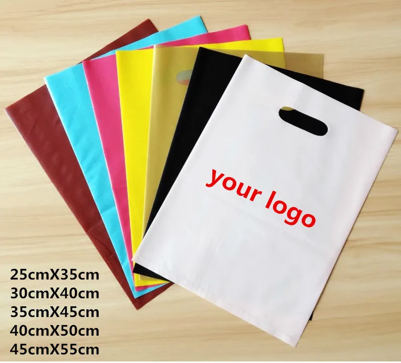 Custom Made Cut Handle Packaging 100 Biodegradable Hdpe Clothing Ping Plastic Bag Logo Print With Custom Made Cut Handle Packaging 100 Biodegradable Hdpe Clothing Ping Plastic Bag Logo Print With