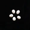 Wholesale AAA Grade freshwater cultured pearls Button /Tear Drop Half-drilled Beads, White Color, Loose Beads