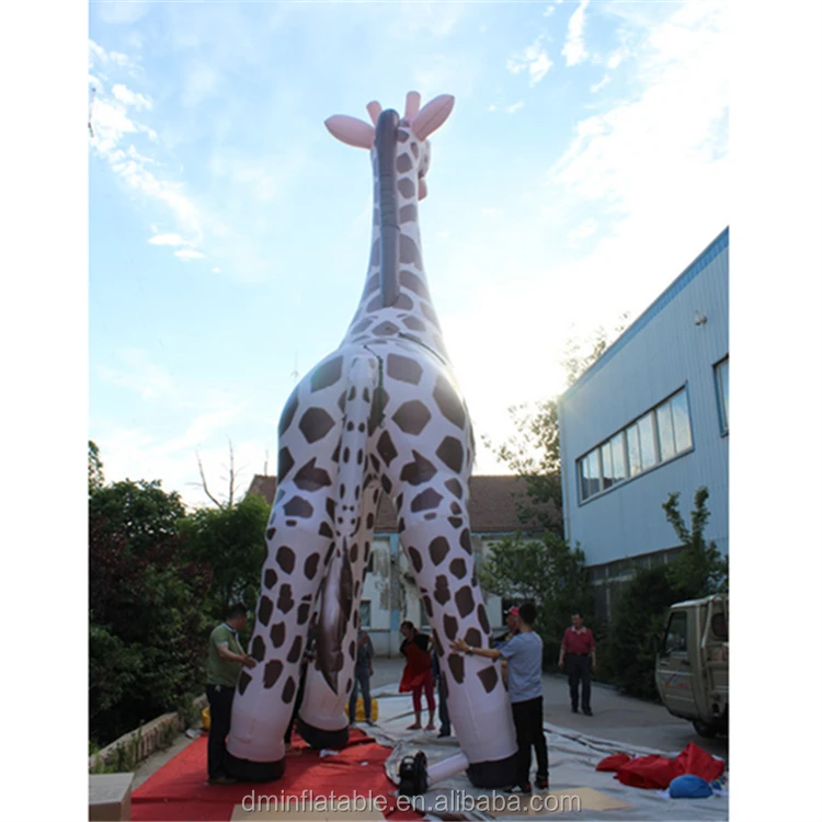 large inflatable giraffe