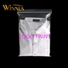 China manufacturer pe material zipper style plastic garment pack custom print zip bag for clothes clothing