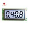 Custom chronograph lcd display with viarous backlight SMS0408G