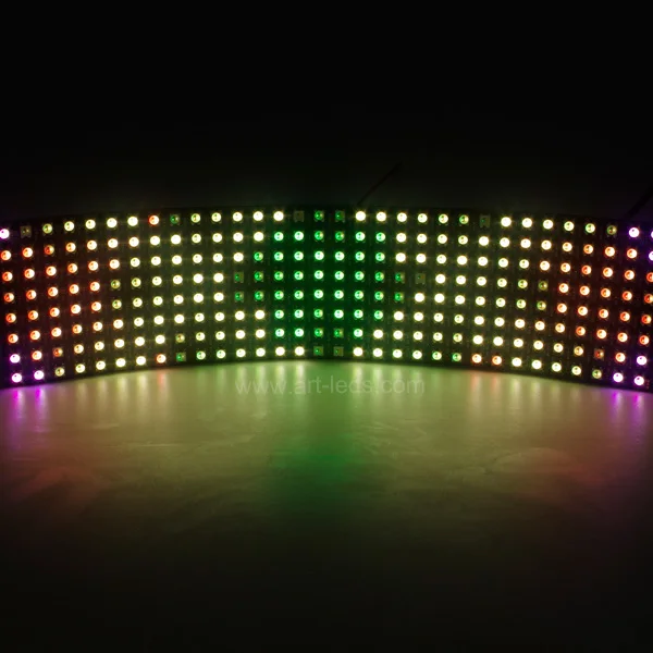 8x32 sk6812 rgbw 3000k led matrix