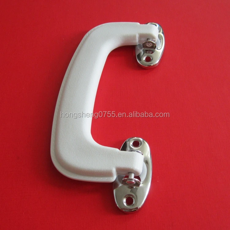 High Quality White Color Plastic Briefcase Pull Handle For Suitcase
