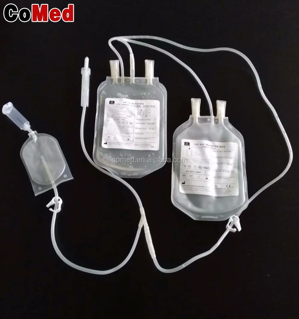 China Manufacturer Disposable Double Blood Bag Buy Blood Bag