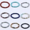 Custom Semiprecious Stones Bracelets Men Beads Bracelet