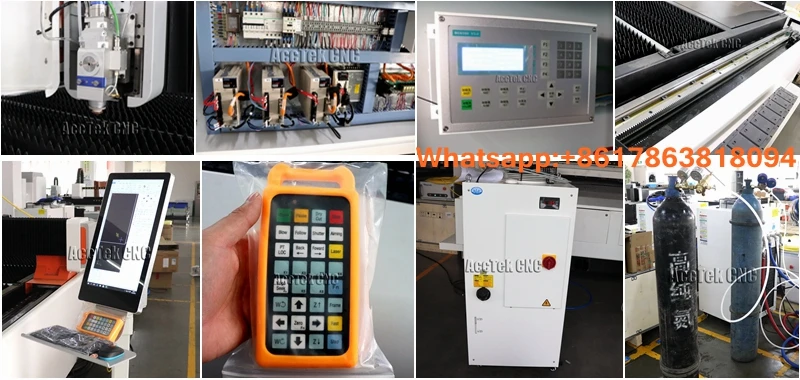 DSP cypcut controller fiber laser cutting machine for stainless steel AKJ1530F 1000w