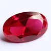 New! oval cut carved ruby gemstone for pendant beads 3mm-30mm 5#corundum hot sale gems