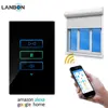 Smart curtain smart switch alexa home automation wifi roller shutter switch remote control blinds touch wall timer switch