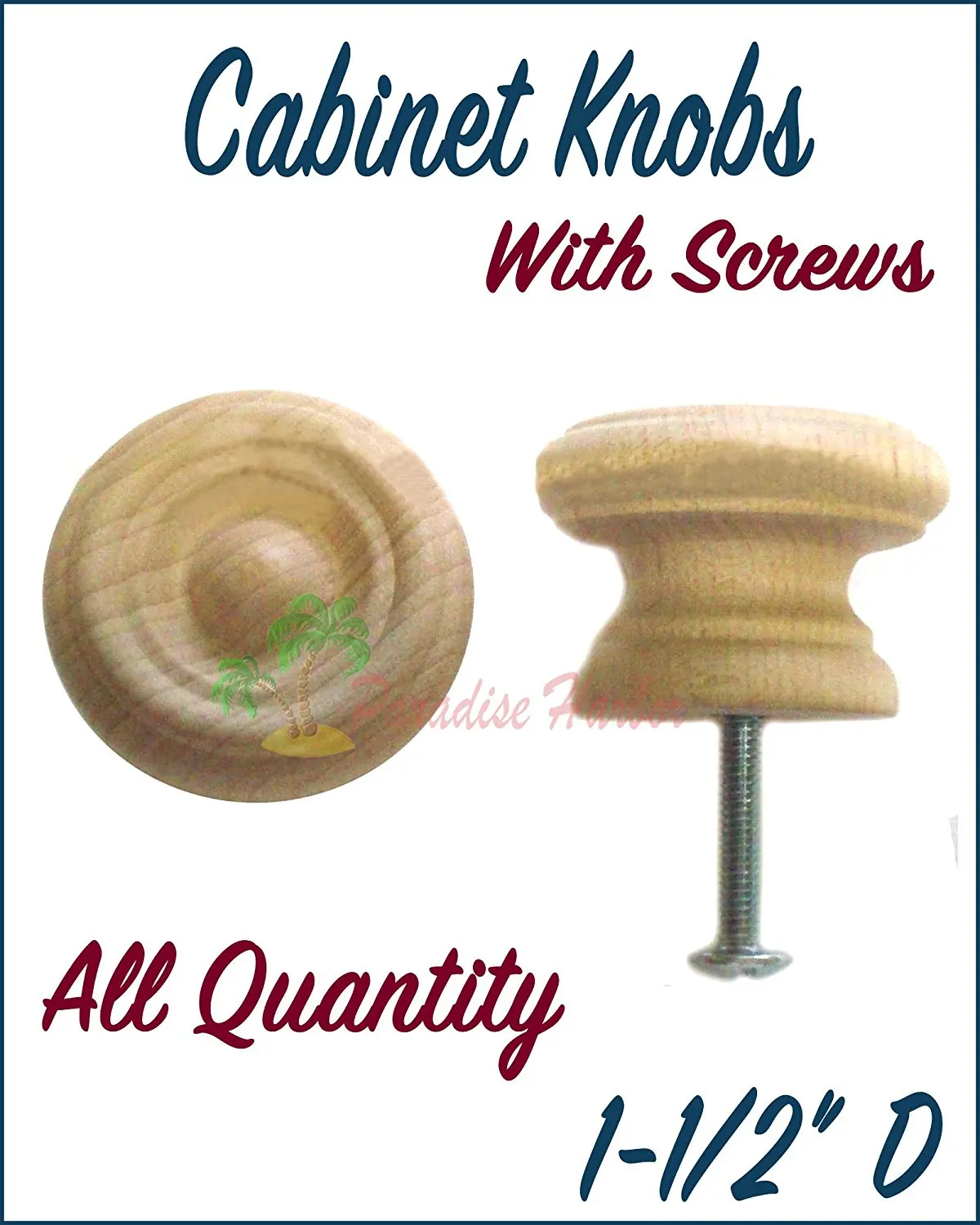 BDHardwareHouse 10 Pcs 1-1/2" Fancy Wood Cabinet Knob Pulls Birch Cabinet Knob Unfinished Birch Round Knobs for Cabinets Unfinished Drawer Knobs Unfinished Wood Knob Wooden Knobs Cabinet Knobs