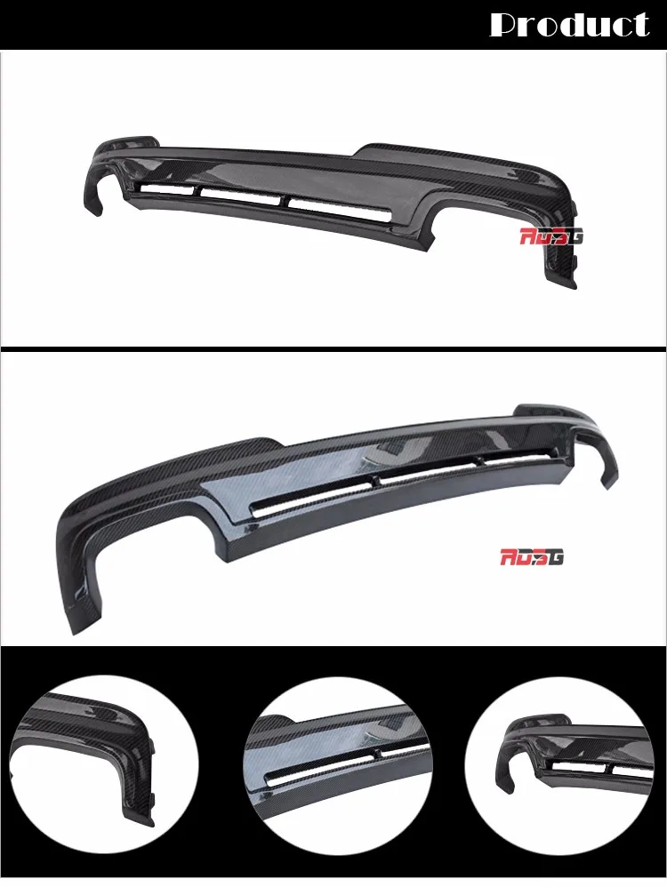 BMW Série 5 F10 F11 Diffuseur Arrière Performance pour Paquet M Pare-Chocs