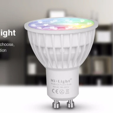 No glare energy saving FUT103 4W GU10 RGB+CCT LED Spotlight smartphone wifi control Spotlight