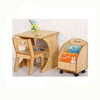 Custom Made Safe Writing Kids Study Table and Chair Wooden Designs