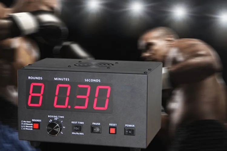 Pro Loud Sound Martial Arts Equipment Countdown Led Boxing Timer For