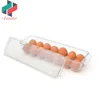 ZNF00005 Stackable Plastic Refrigerator Egg Holder Container 14 Eggs Storage Box with lid