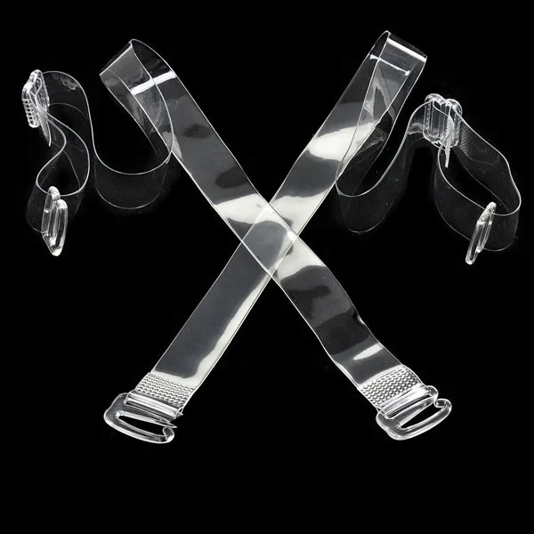 Transparent Invisible Bra Shoulder Strap With Adjustable Plastic Slider