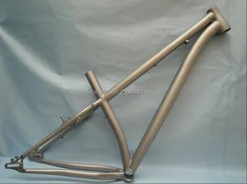 sandblasting bike frame