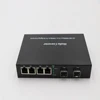 OEM Factory Outlet Price 2 4 8 Port SFP RJ45 Fiber Optic Media Converter 10 100 1000 Base-Tx To Bridging Converter
